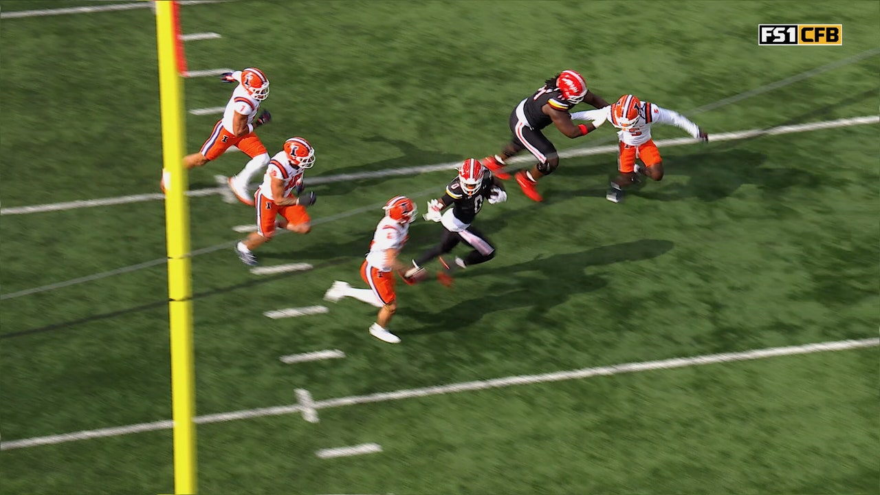 DeJuan Williams rushes for an 18-yard TD to give Maryland the lead over Illinois