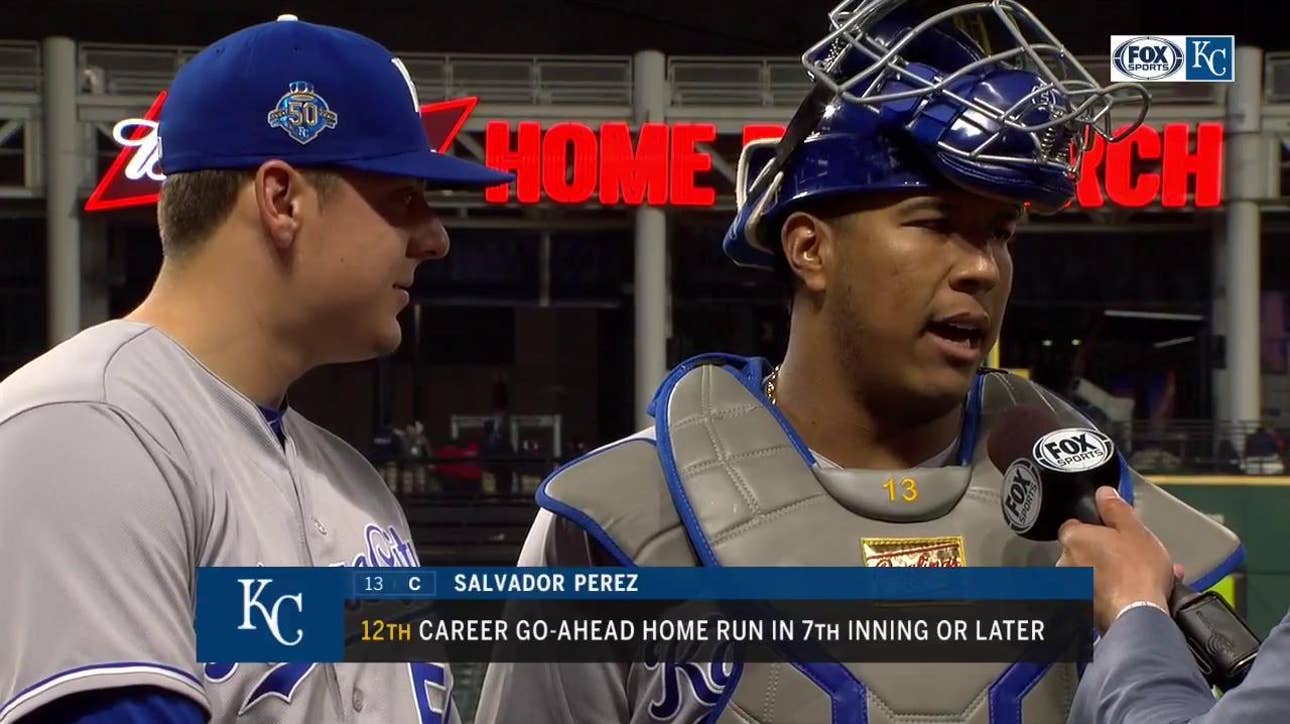 Salvador Perez praises Brad Keller after his first major league win
