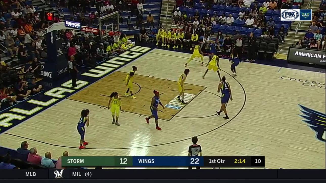 WATCH: Allisha Gray Making it look easy vs. Seattle | Storm at Wings