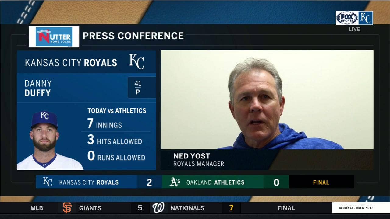 Ned Yost on Danny Duffy: 'He commanded everything today'