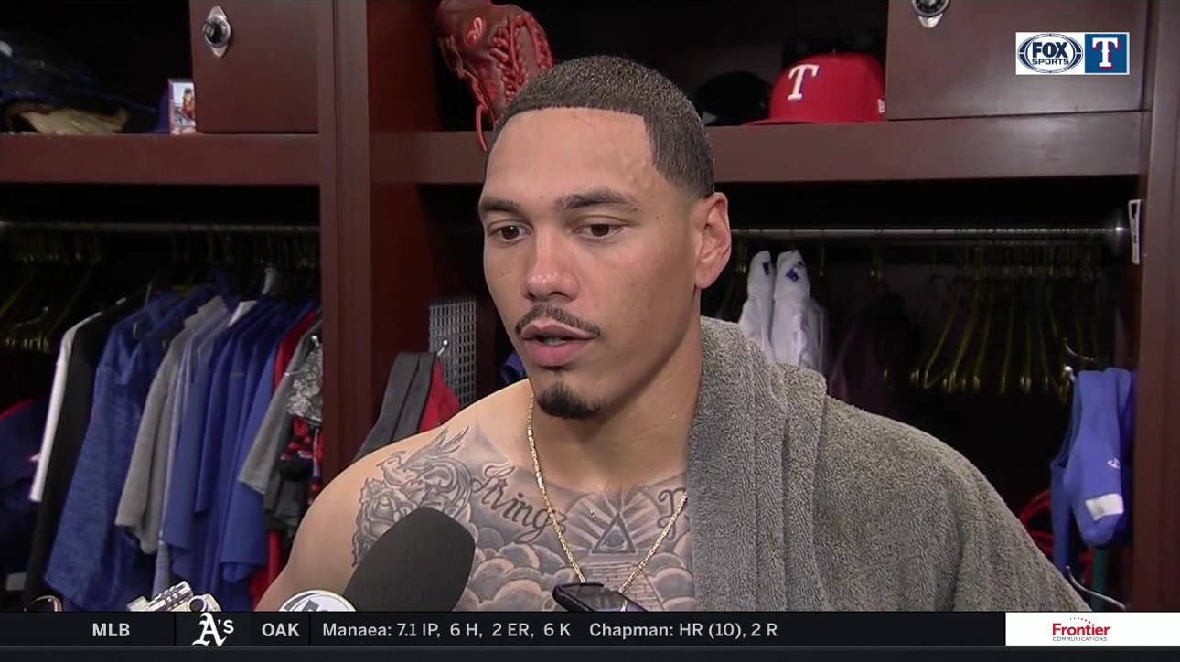 Keone Kela on being called for a balk in loss to Astros