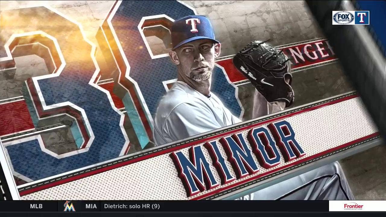 Mike Minor feeling comfortable at home or on the road | Rangers Live