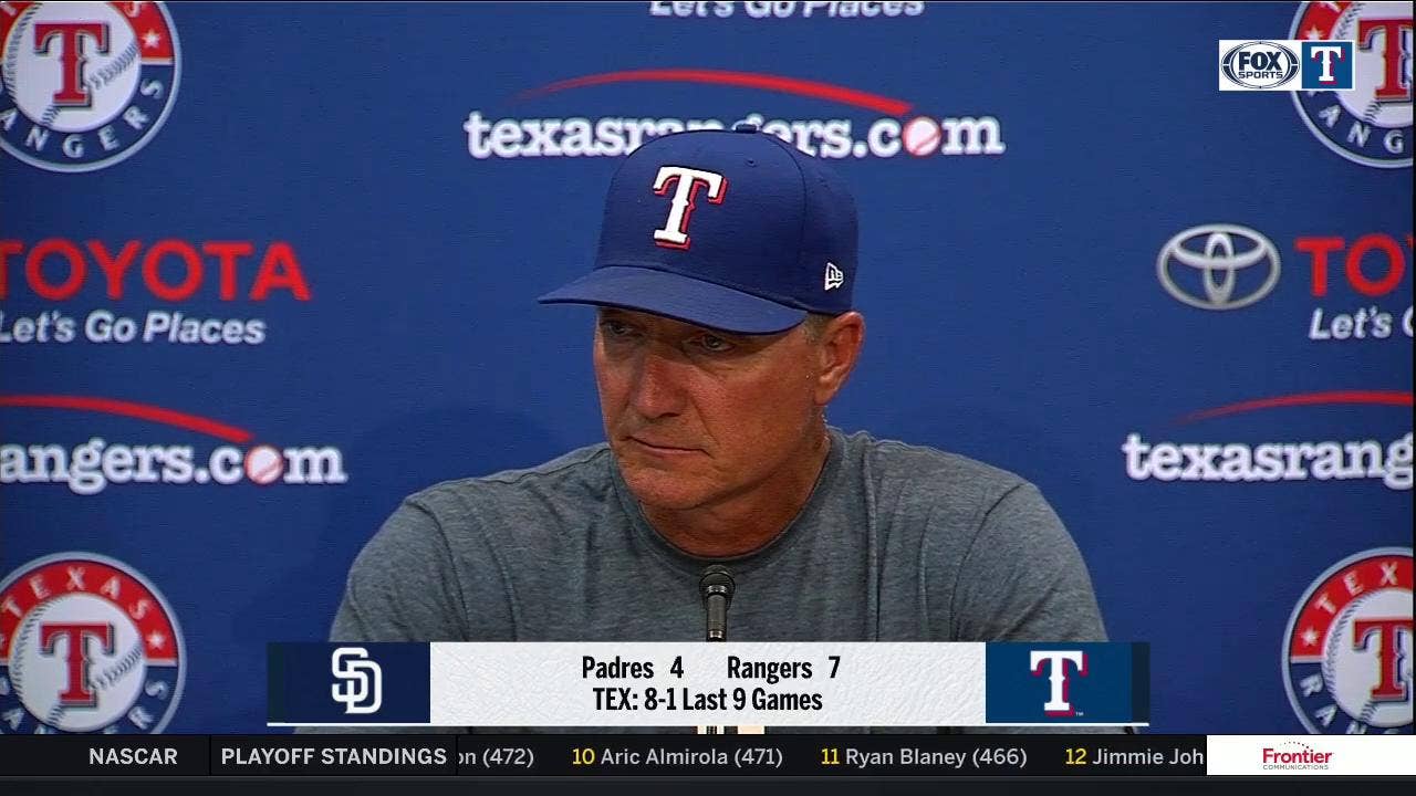 Jeff Banister on any updates Mazara, Guzman