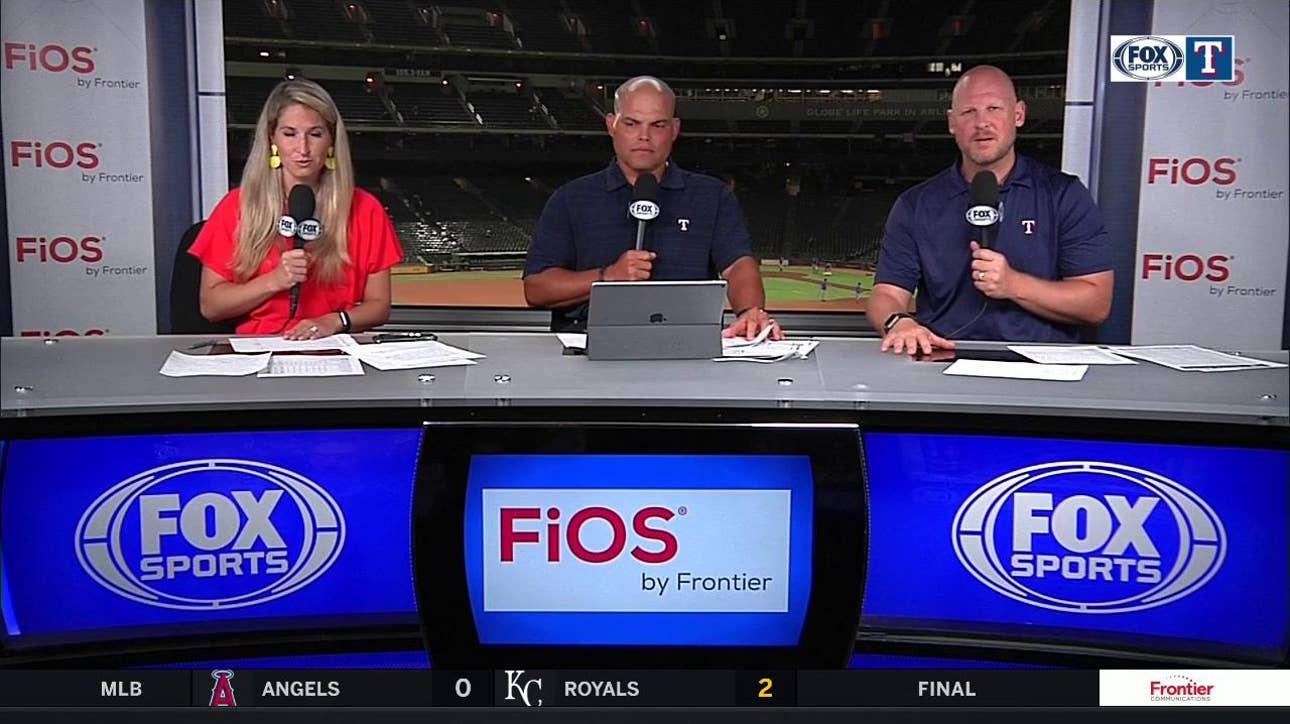 Martin Perez is On The Mend | Rangers Live