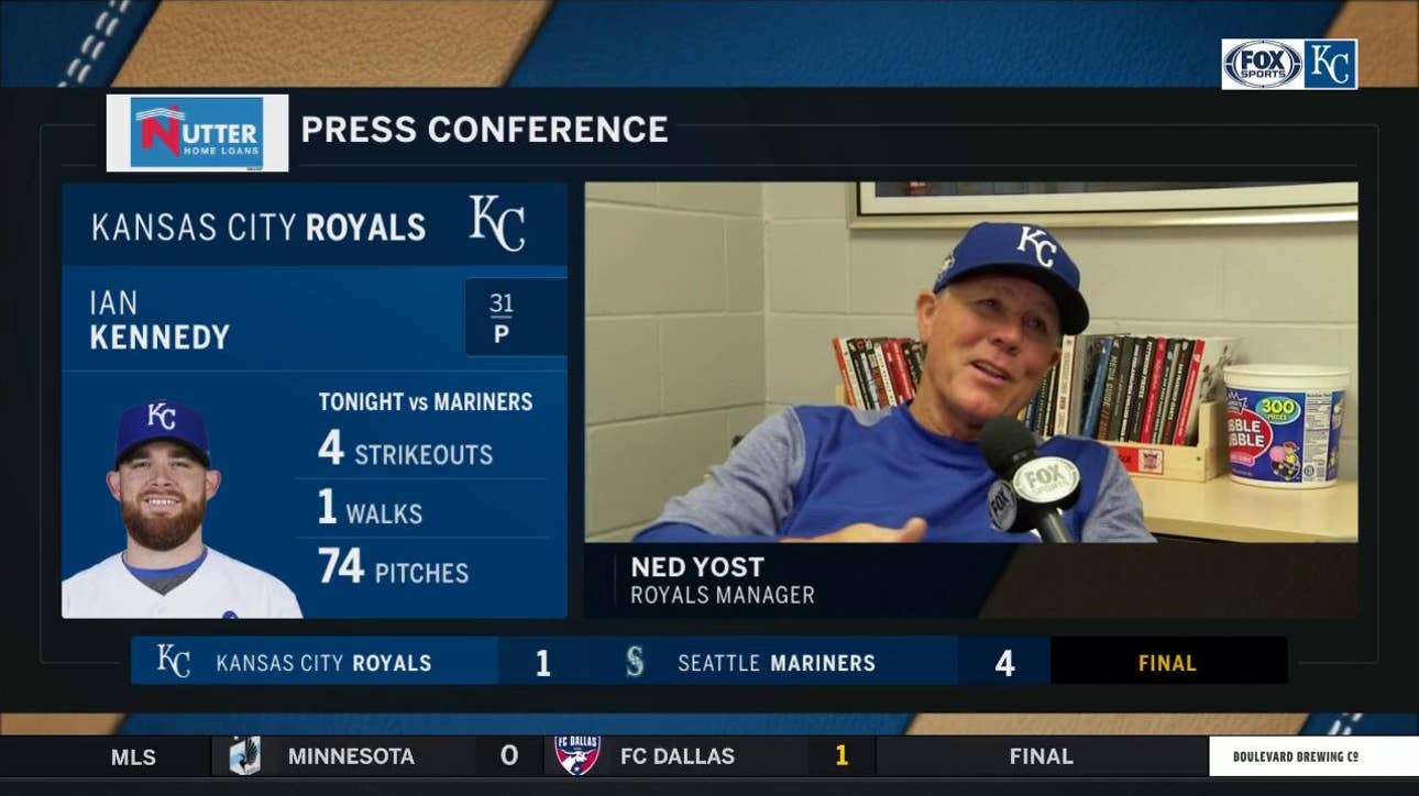 Ned Yost on Marco Gonzales: 'He did a nice job of keeping us off balance'