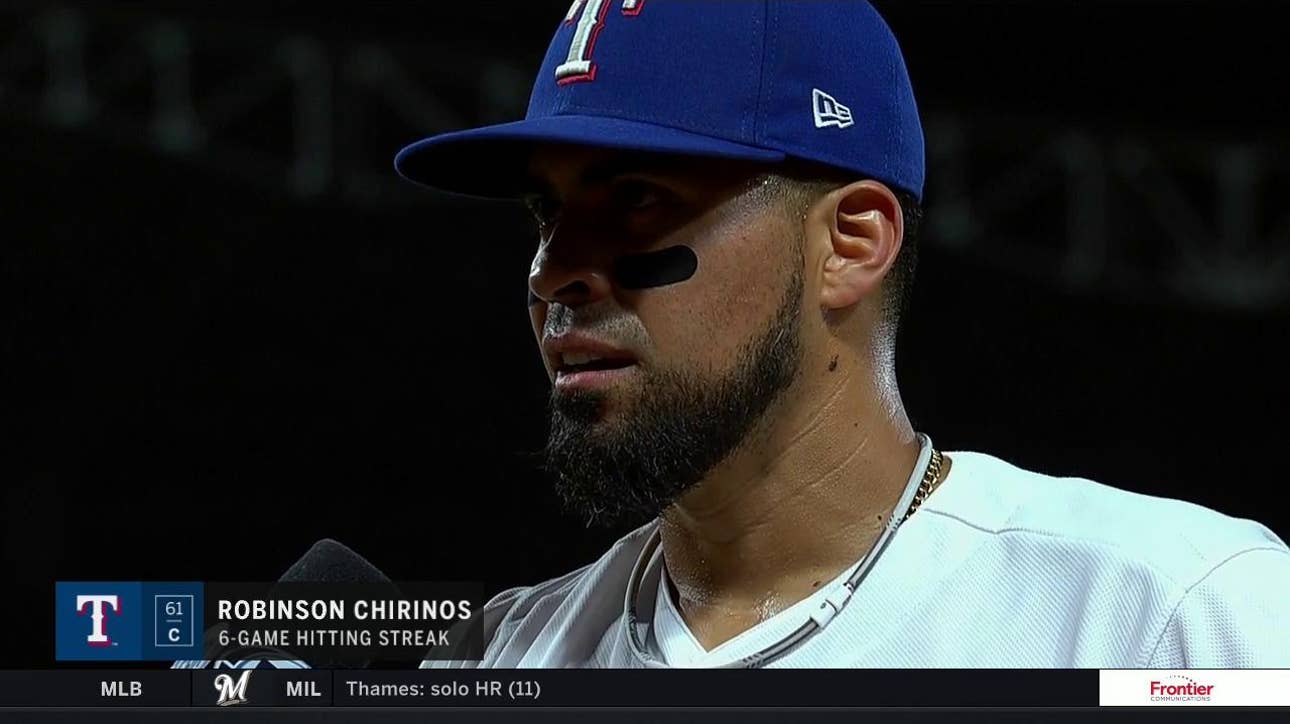 Robinson Chirinos: 'It's fun'