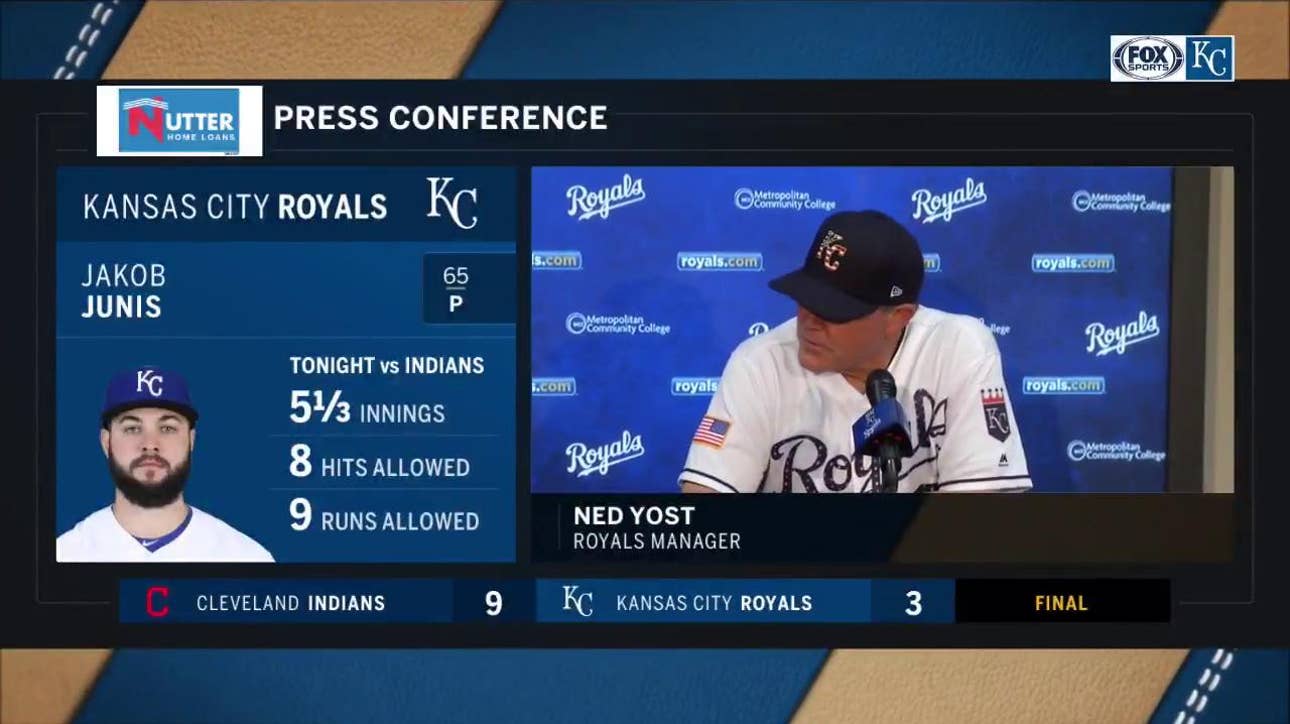 Yost on Junis' rough stretch: 'I don't worry about his attitude'