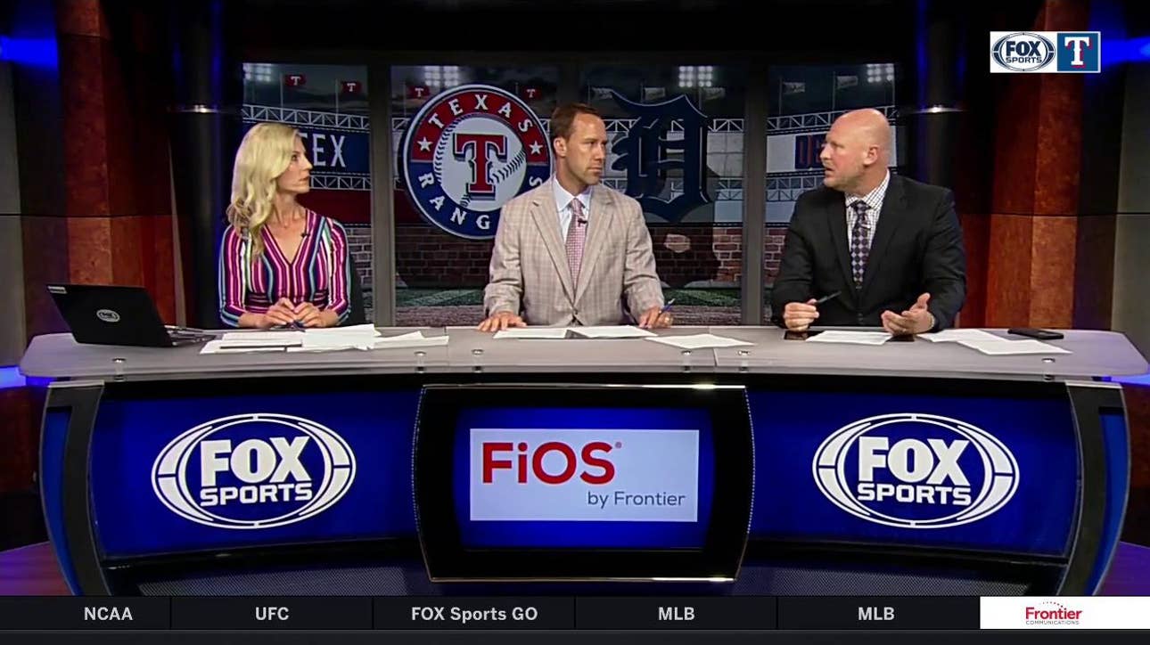 Gallardo hangs on after rain delay in win over Detroit | Rangers Live