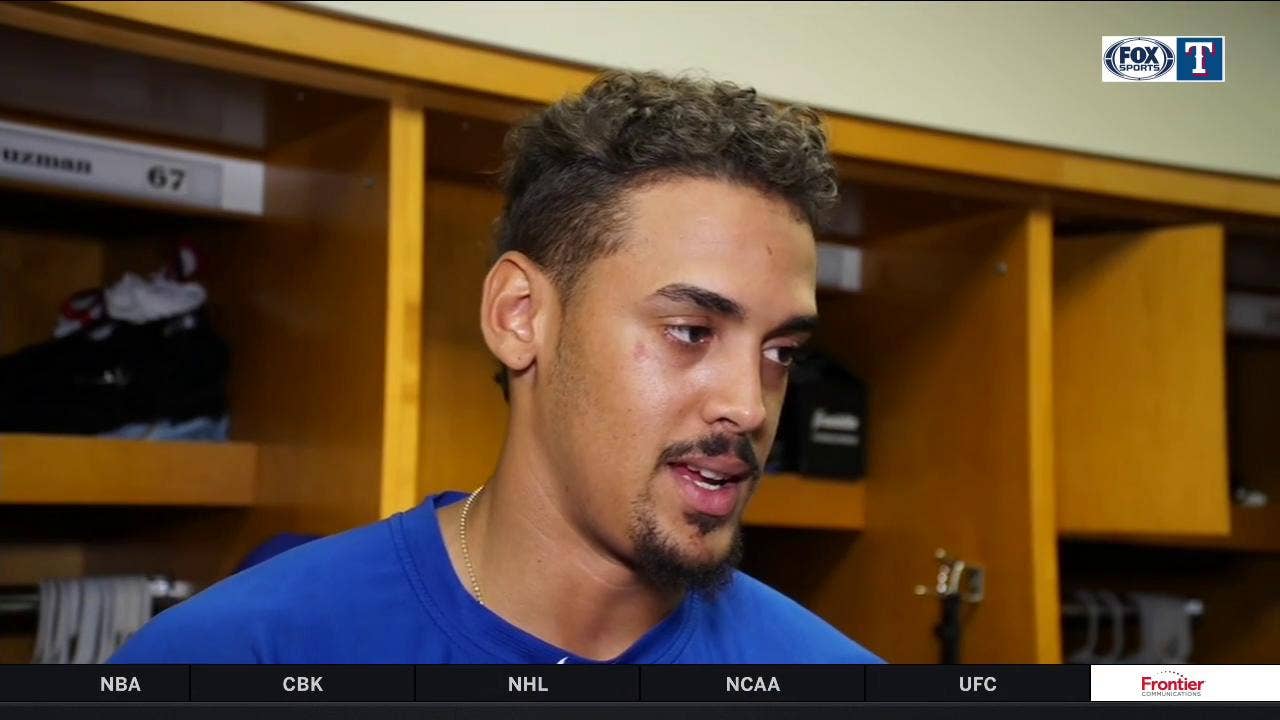 Ronald Guzman was sticking to what he does best, Rangers win