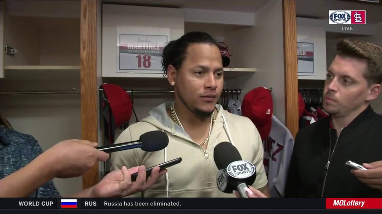 Carlos Martínez says his RBI double in win over Giants was 'a lot of fun'