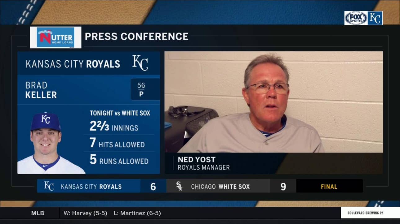 Yost on Keller: 'He just wasn't sharp. He was off'