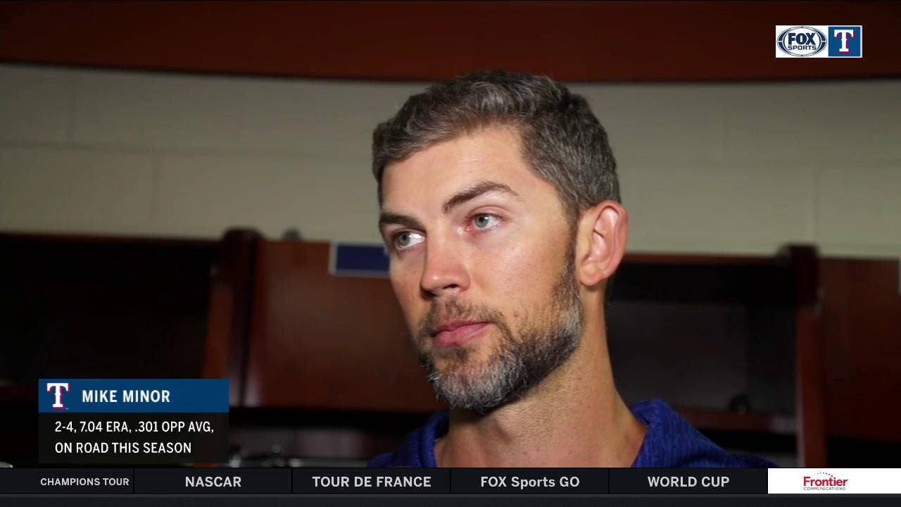 Mike Minor: 'I felt like I fell behind a lot'