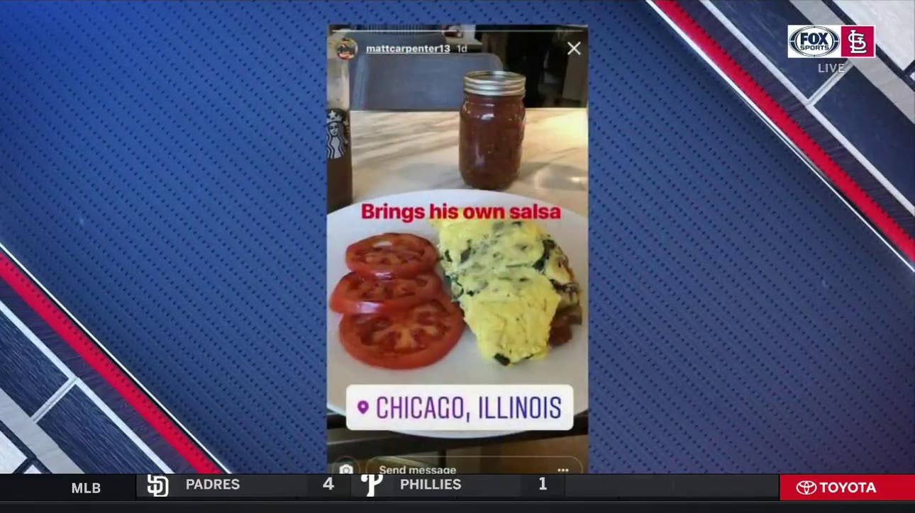 Matt Carpenter on his special salsa