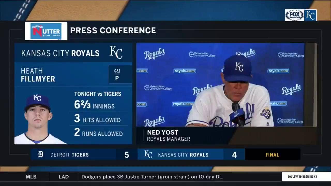 Yost on Maurer's loss: 'It's just been a struggle for him'