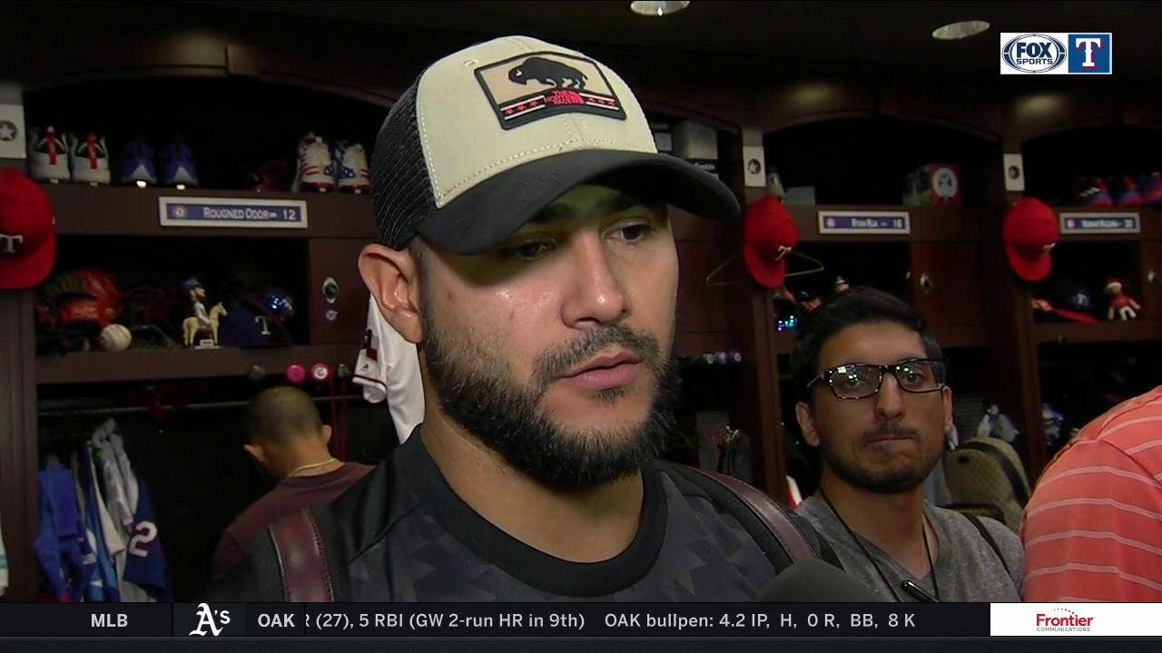 Martin Perez on tough Rangers loss to Athletics