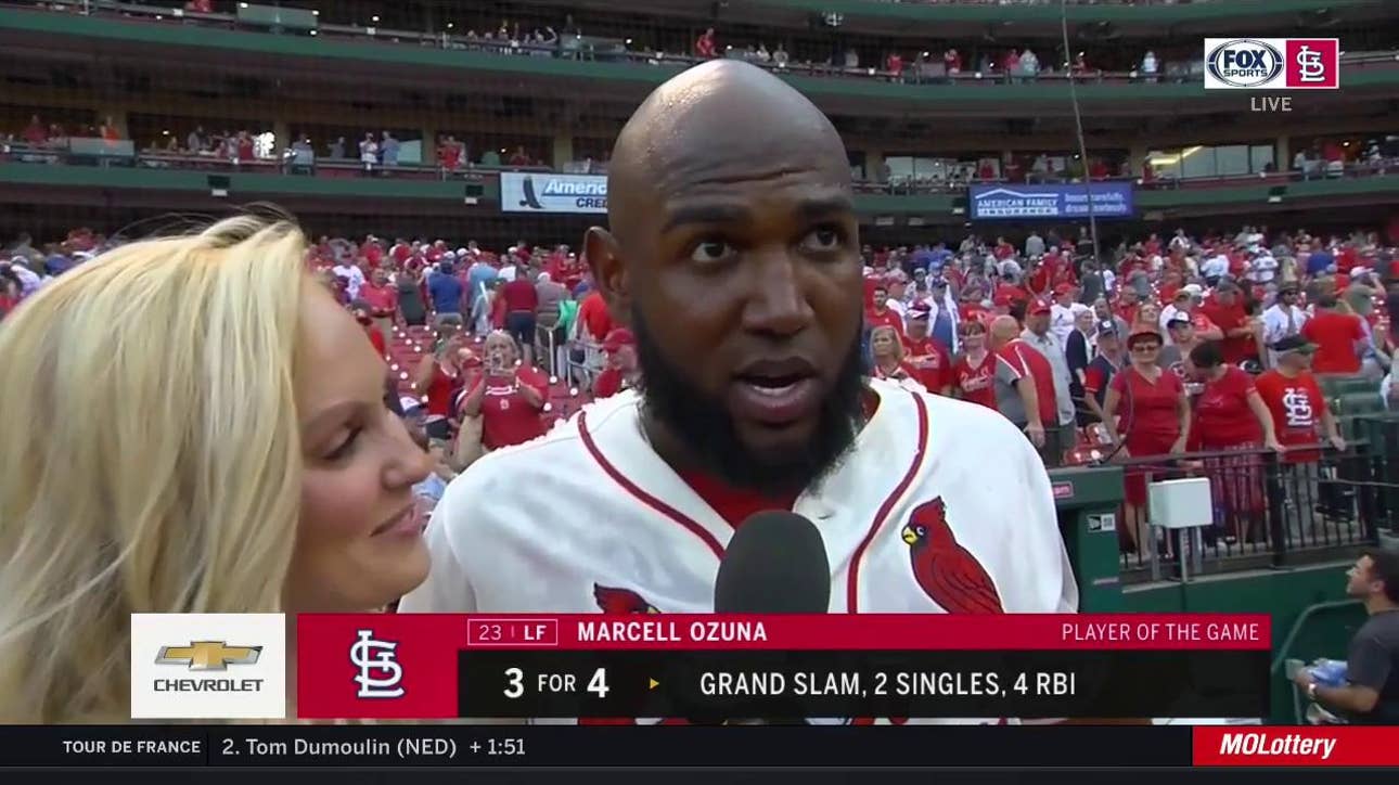Marcell Ozuna says he's happy to hit anywhere in Cardinals' lineup