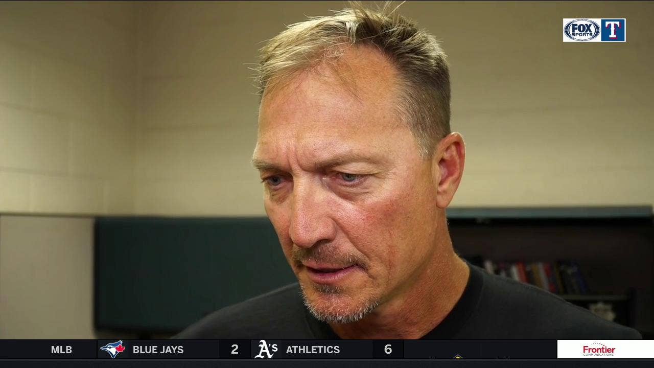 Jeff Banister on the trades of the day, loss to Arizona