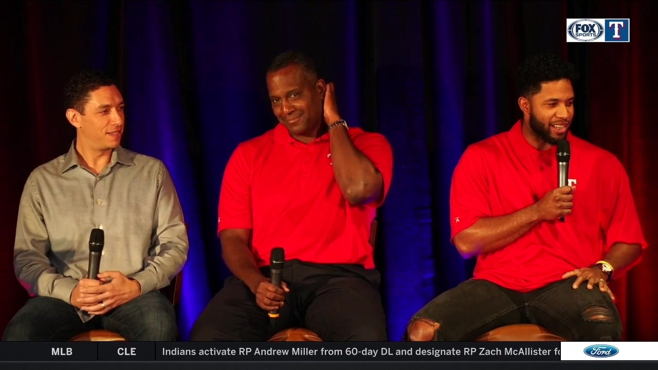 Andrus on playing with Vladimir Guerrero: 'See it, hit it'