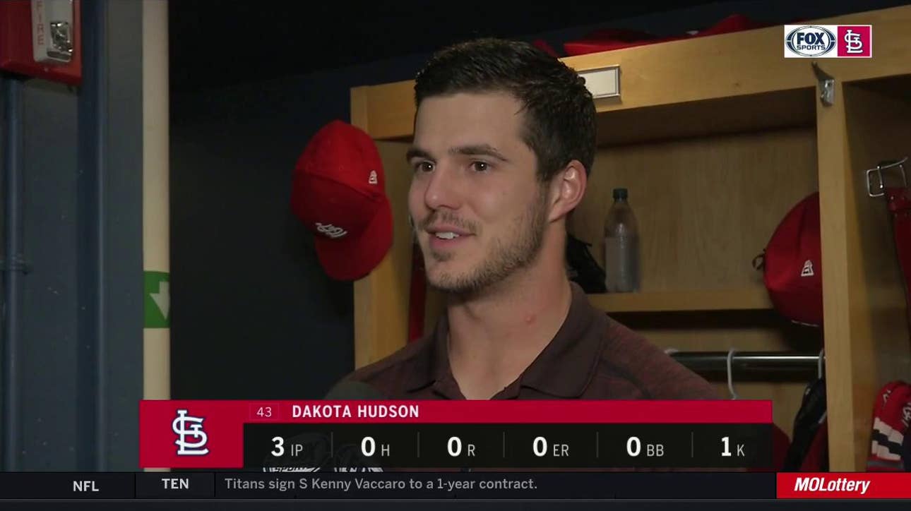 Dakota Hudson says Bud Norris, Mike Mayers have been helpful in transition to bullpen