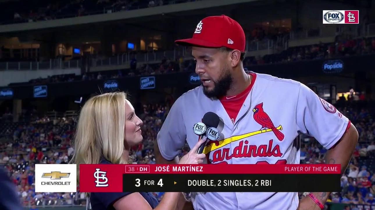José Martínez on Cardinals' offense: 'Everybody's picking each other up'