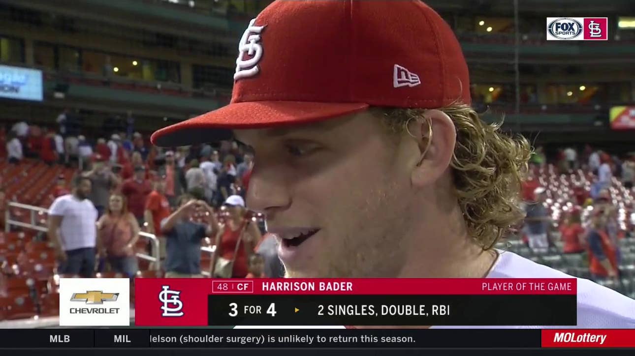 Harrison Bader: 'I'm just reacting and taking what they're giving me' at the plate