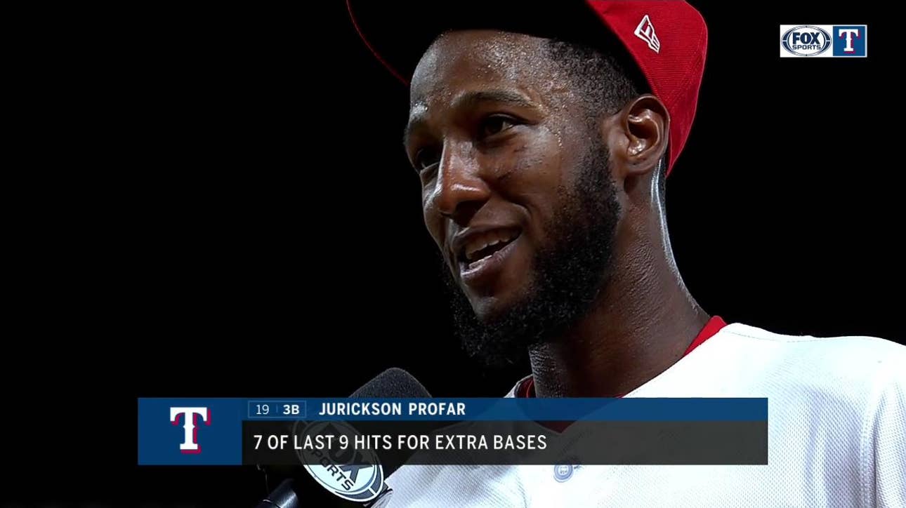 Jurickson Profar on Turning the Triple Play in the 4th, Rangers beat Angels