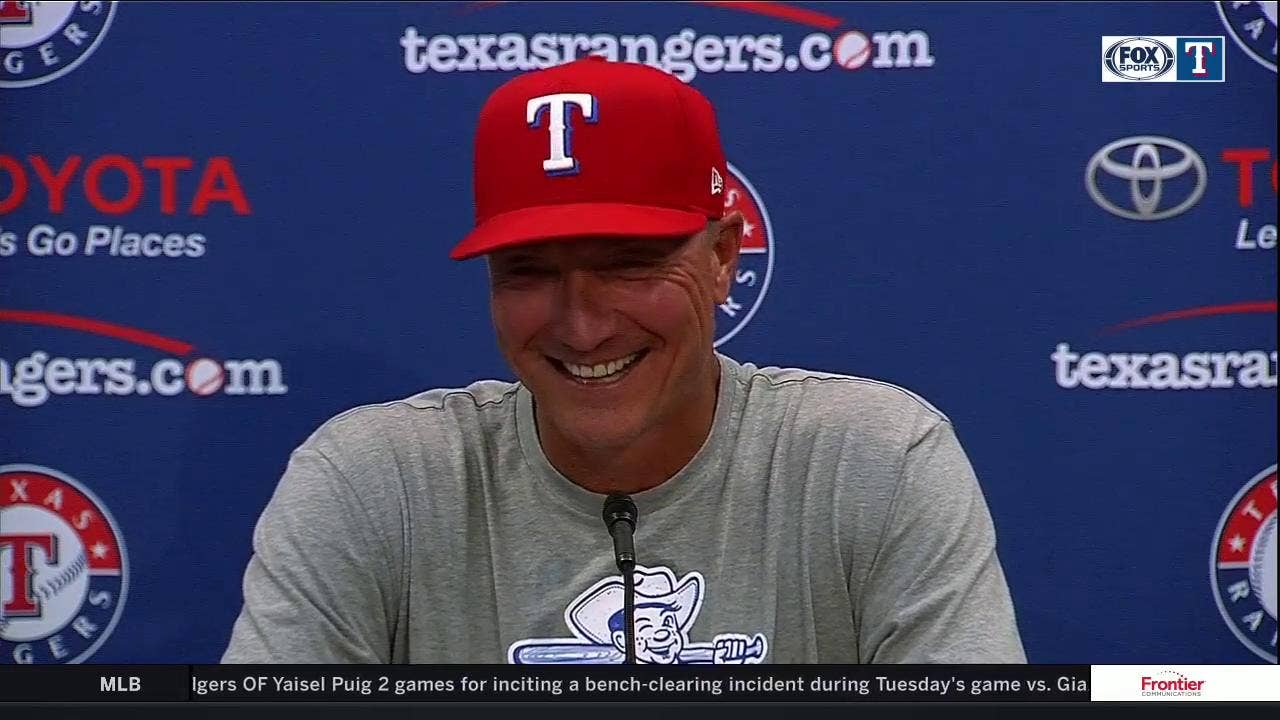 Jeff Banister on Moore: 'He's been trending that way'