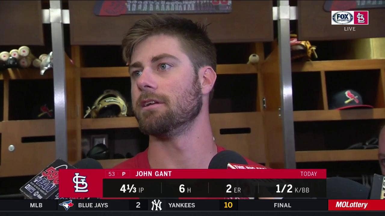 John Gant: 'We were in it 'til the end' against Brewers