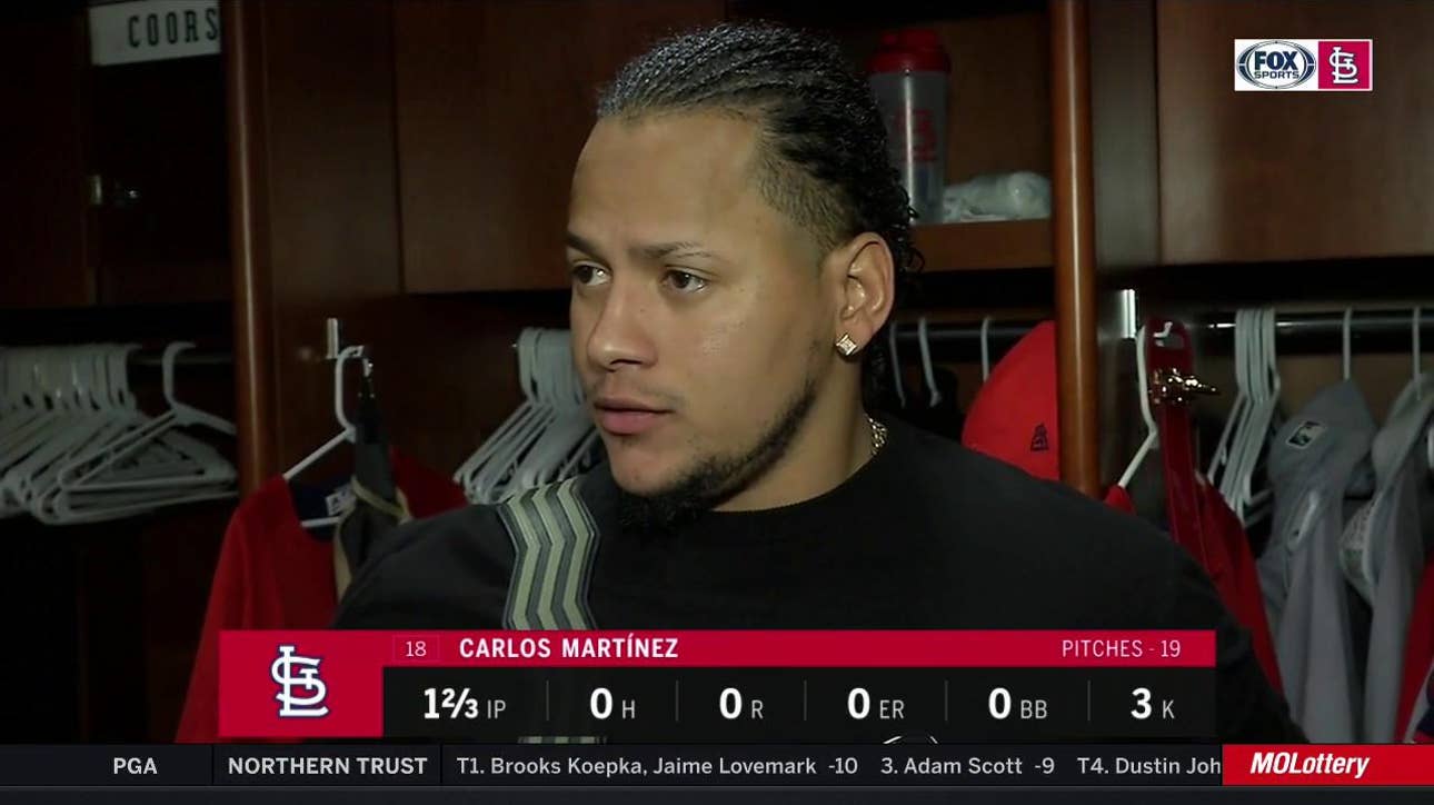 Carlos Martínez: 'I feel comfortable right now' as a reliever