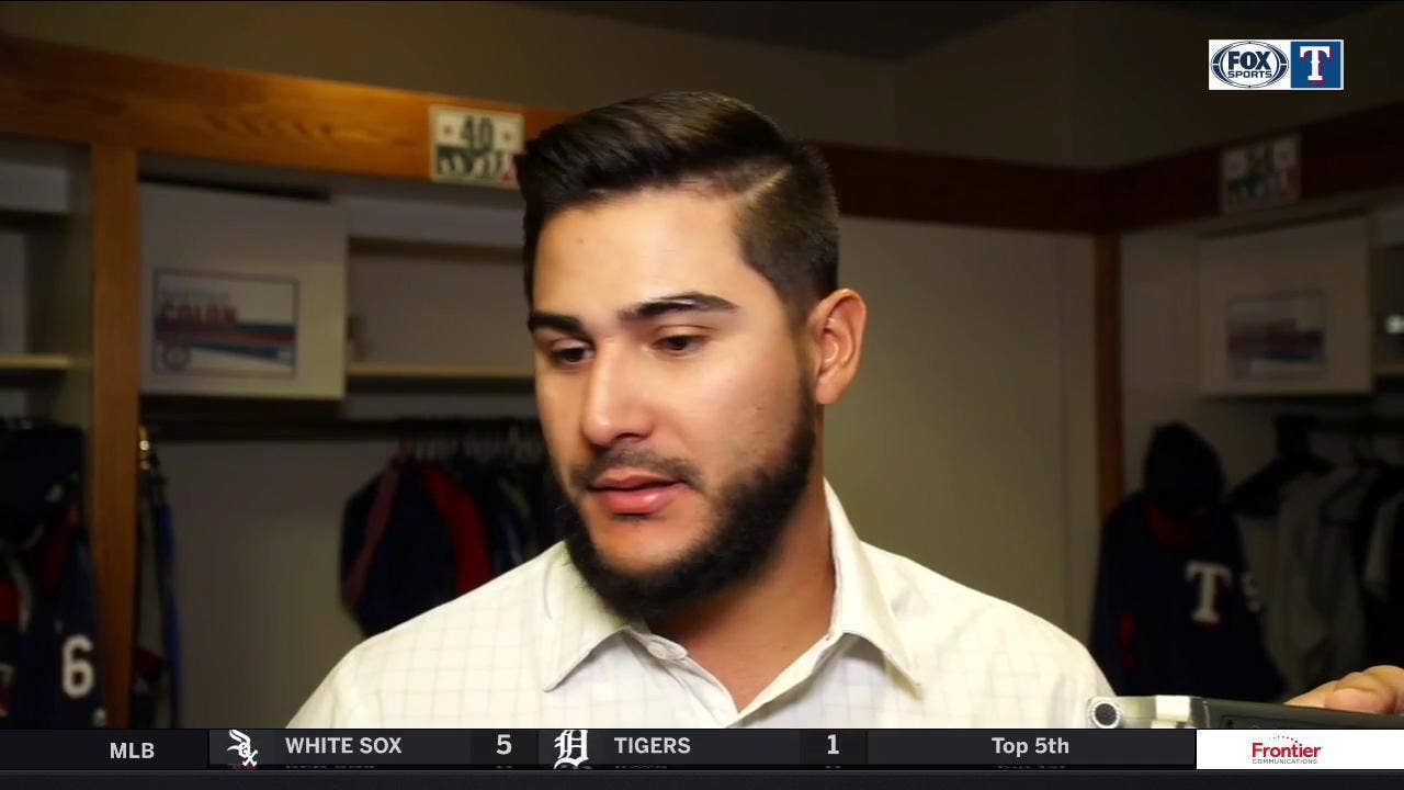 Martin Perez on first-inning struggle, loss to Giants