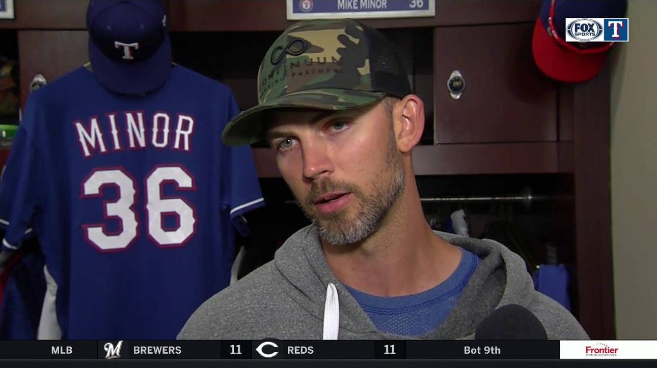 Mike Minor talks tough loss against Dodgers