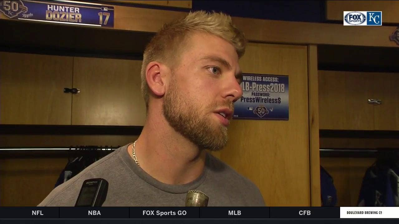 Dozier on third  base: 'Just being over there and playing over there every day is helping'