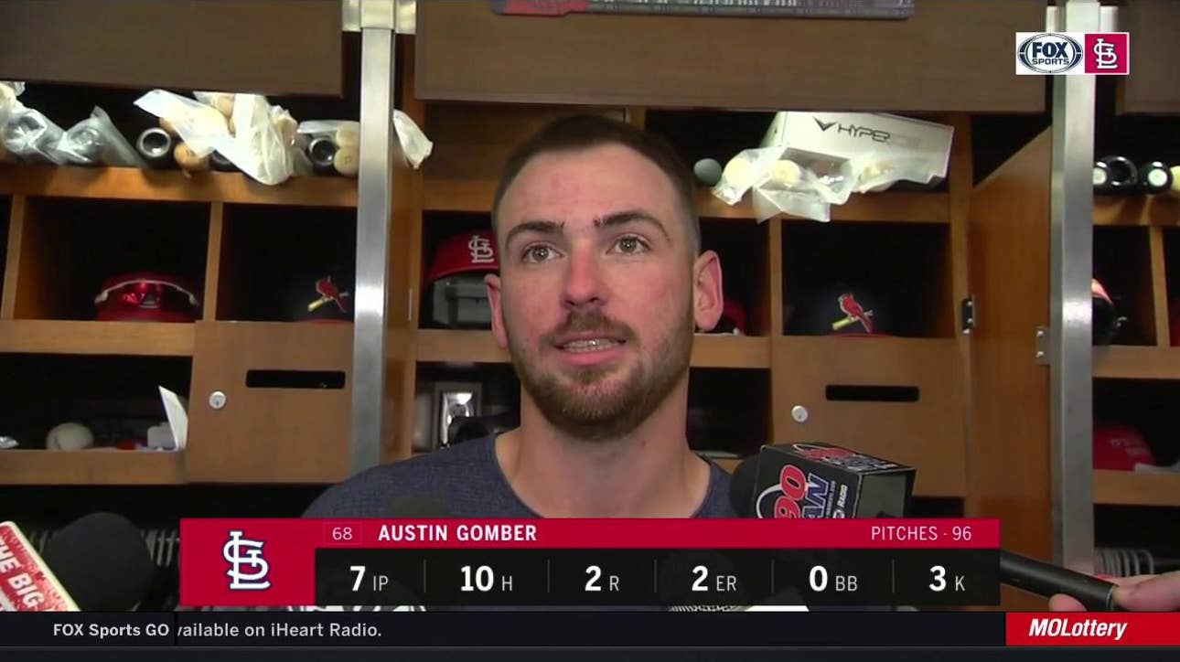 Austin Gomber: 'I was just trying to make some hard contact' on two-run double