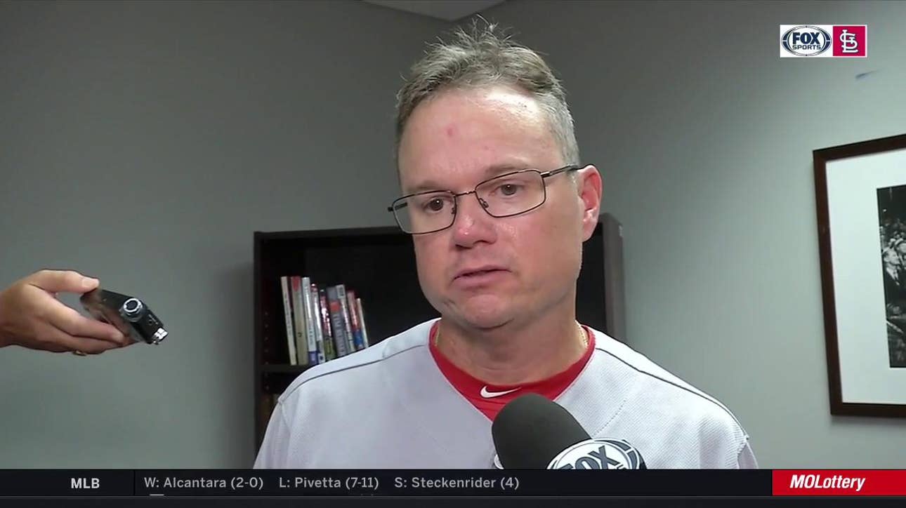 Shildt on Martínez closing: 'He didn't waver, he went right at it'