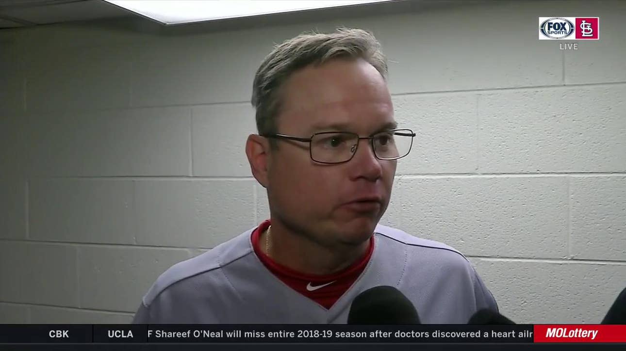 Shildt: Cardinals 'left some money on the table' in loss to Cubs