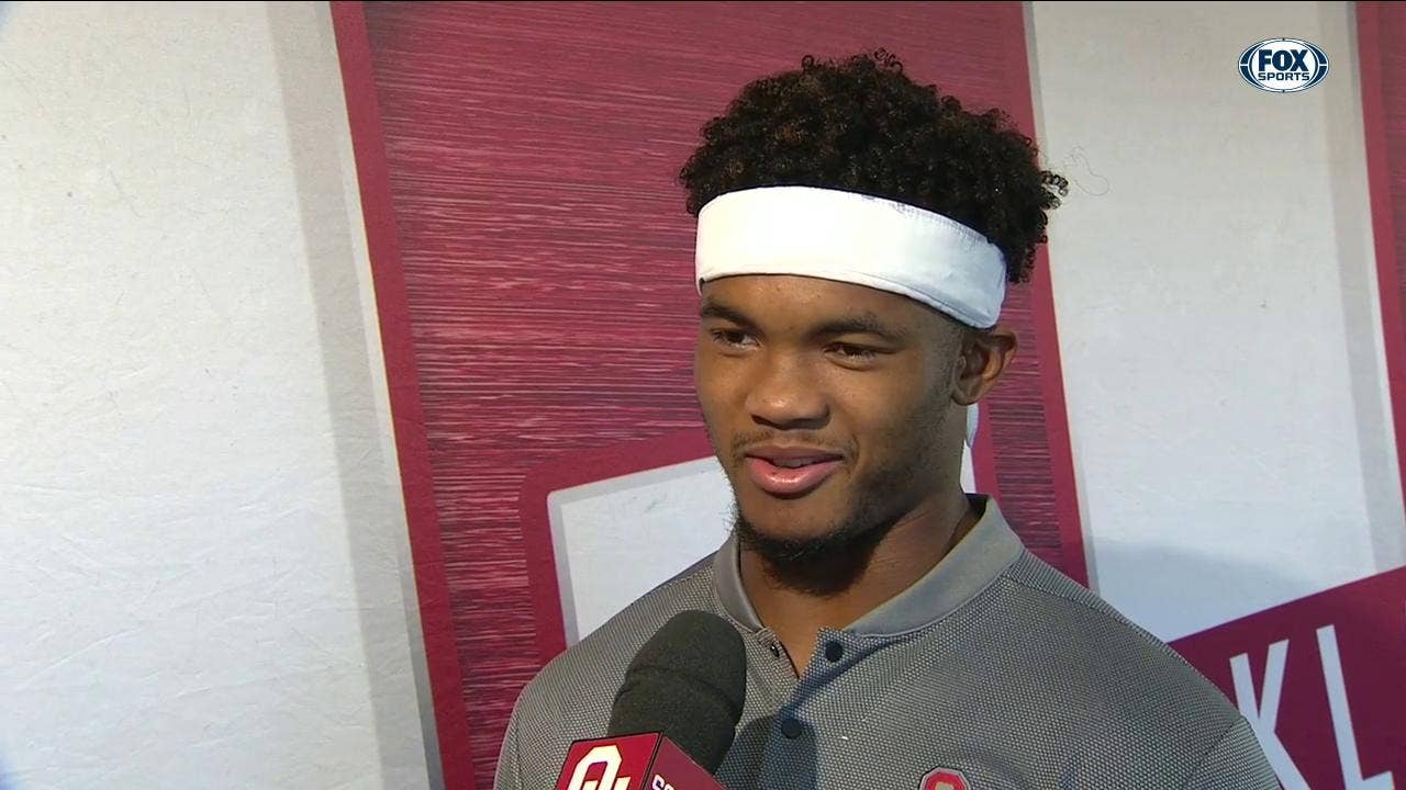 Kyler Murray on win over Baylor | OU Sooner Football Press Conference