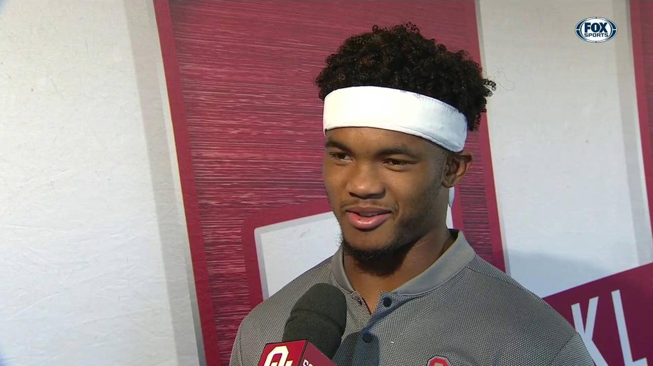 Kyler Murray on win over Baylor | OU Sooner Football Press Conference