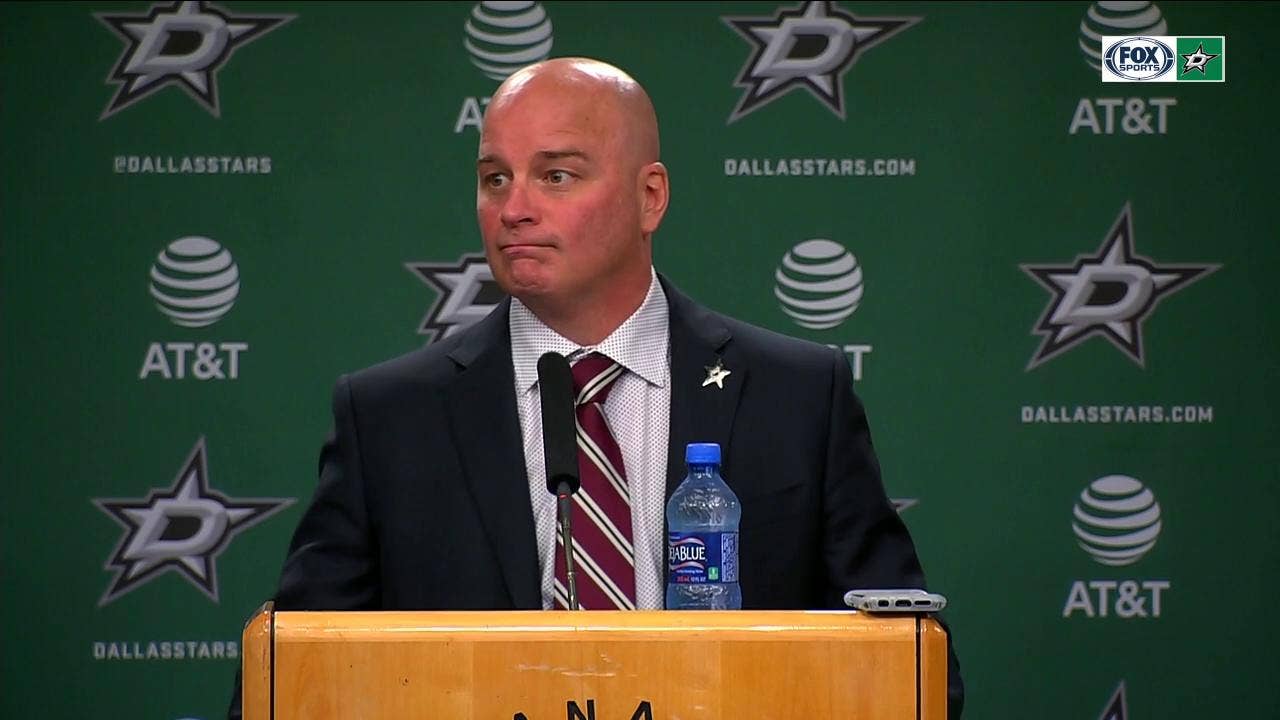 Jim Montgomery on Dallas' 1st loss of the season to Toronto
