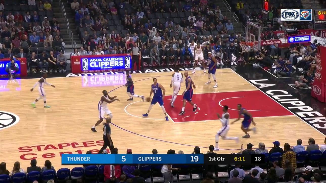 HIGHLIGHTS: Jerami Grant Throws It Down | OKC Thunder at LA Clippers