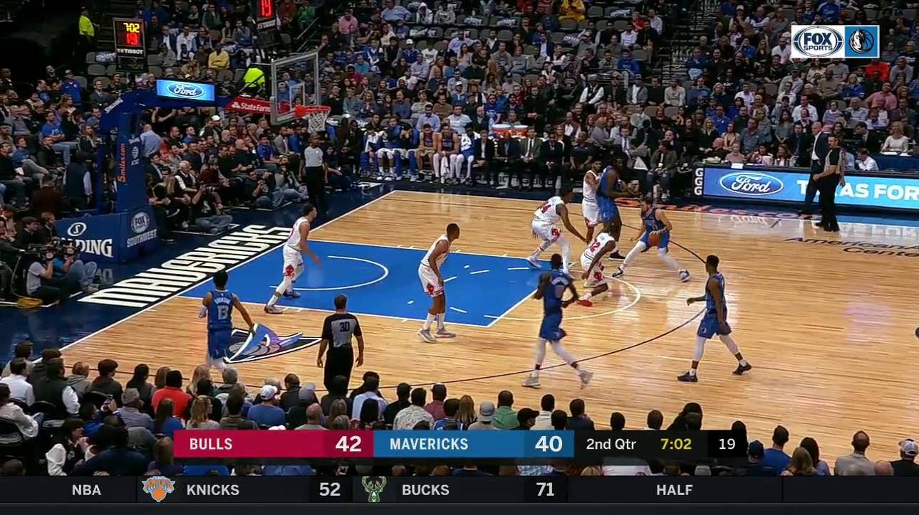 HIGHLIGHTS: Luka Doncic steps back, makes a 3-point shot | Chicago Bulls at Dallas Mavericks