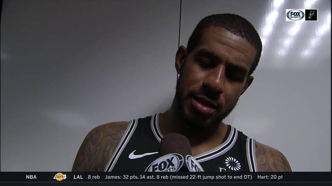 LaMarcus Aldridge has 37 points in win against Lakers