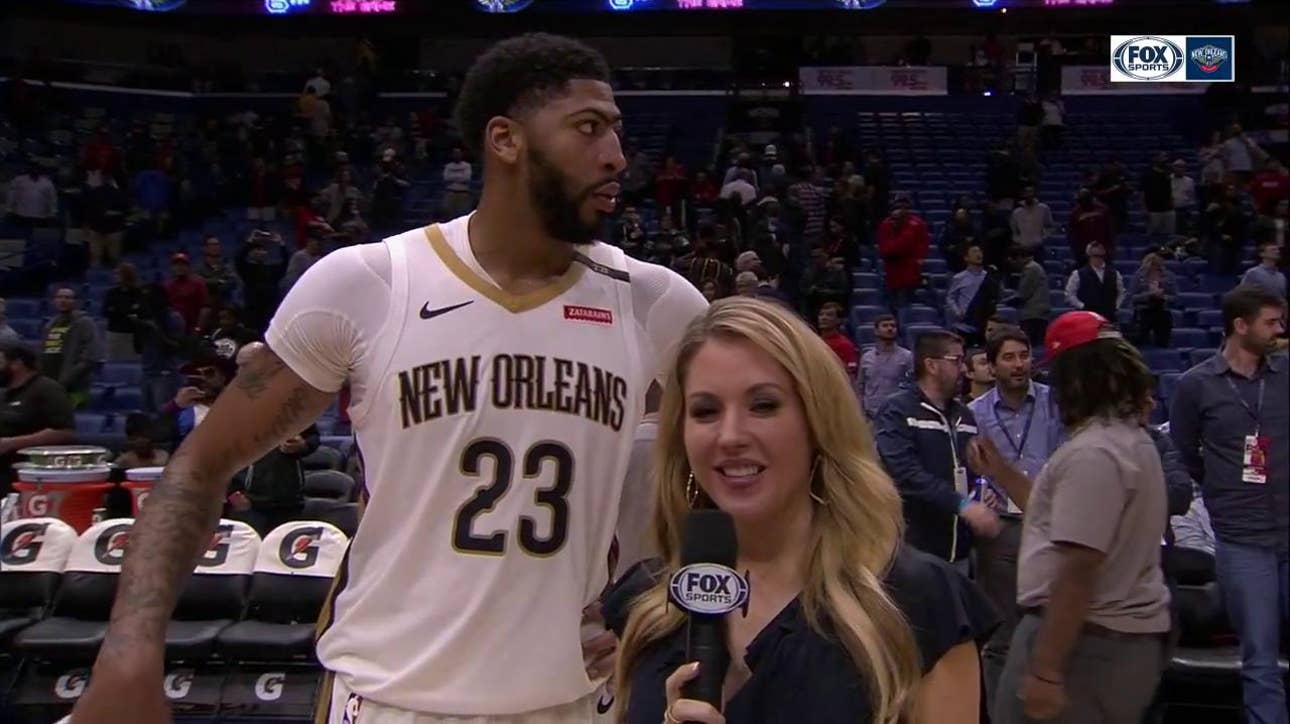 Anthony Davis on win over LA: 'We kept fighting, we didn't give up'