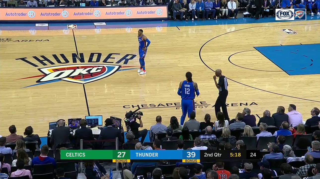 HIGHLIGHTS: Russell Westbrook to Steven Adams Ally-Oop | Boston Celtics at OKC Thunder