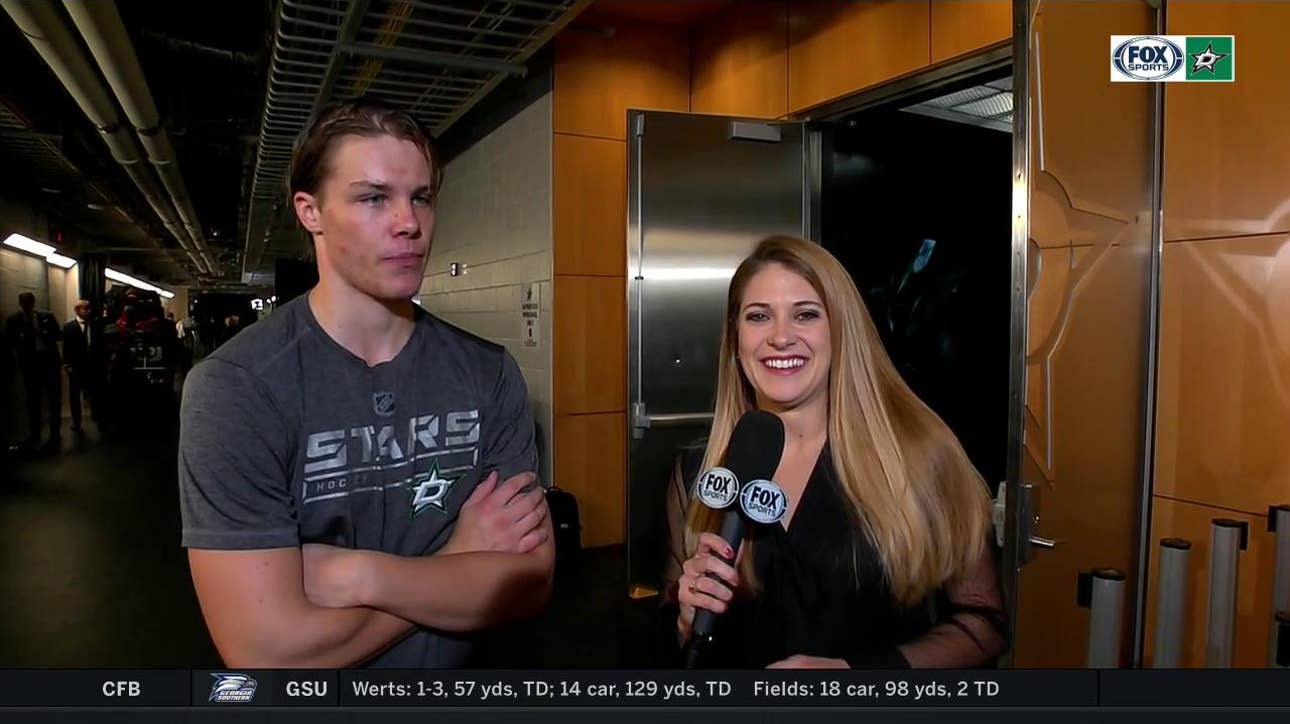 Miro Heiskanen on tallying his FIRST career NHL goal
