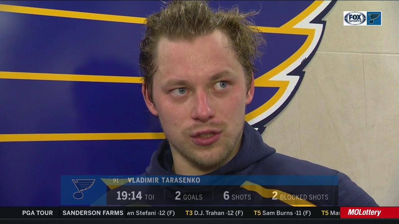 Tarasenko: Sanford's performance is 'really impressive'