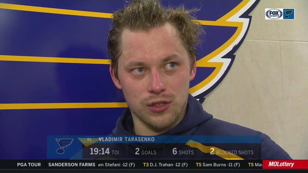 Tarasenko: Sanford's performance is 'really impressive'