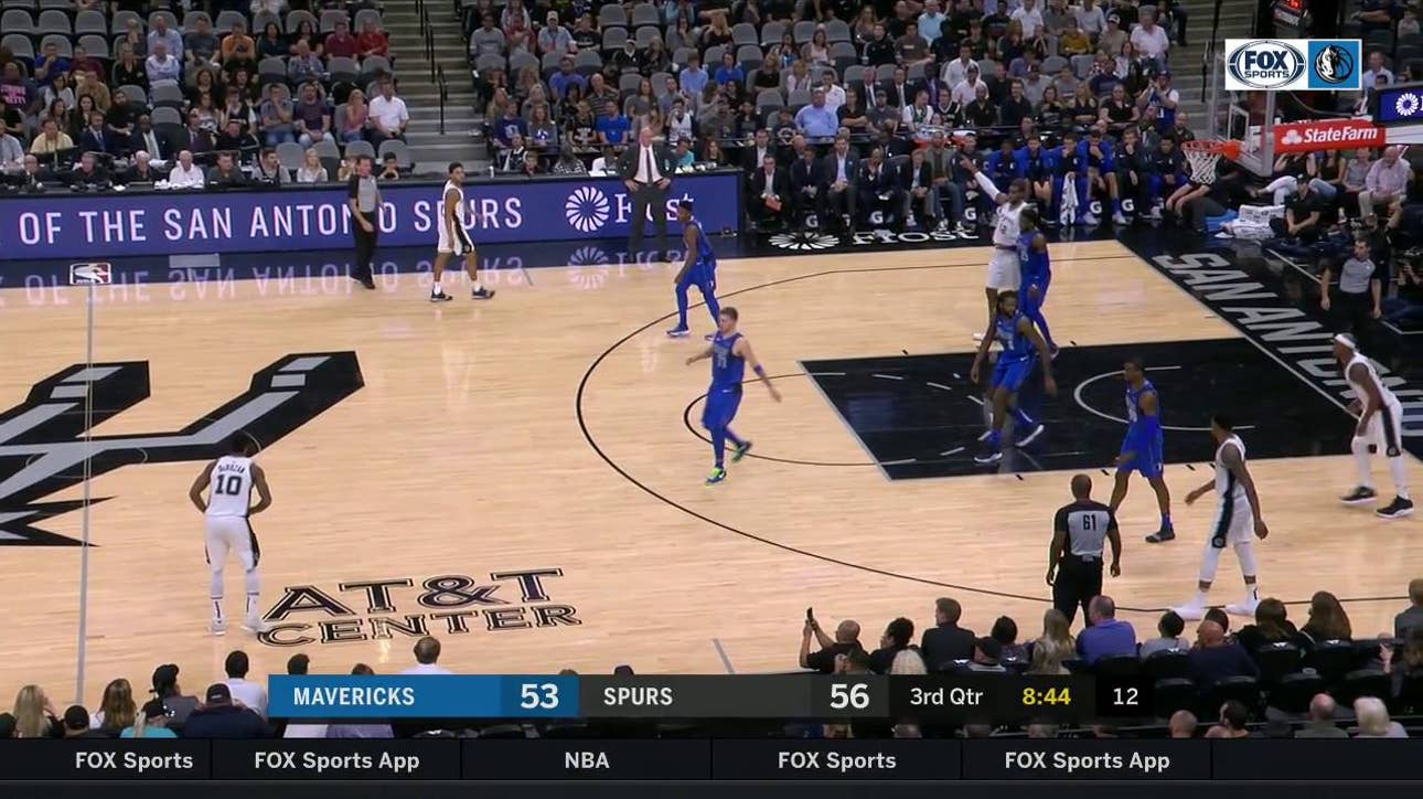 HIGHLIGHTS: DeAndre Jordan comes up with HUGE Block on Aldridge | Dallas Mavericks at San Antonio Spurs