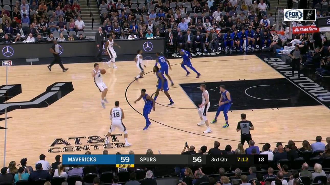 HIGHLIGHTS: DeMar DeRozan ATTACKS the rim, draws the contact | Dallas Mavericks at San Antonio Spurs