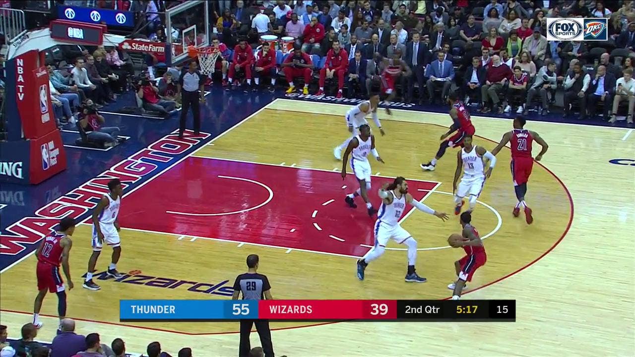 HIGHLIGHTS: Russell Westbrook is off to the races | OKC Thunder at Washington Wizards