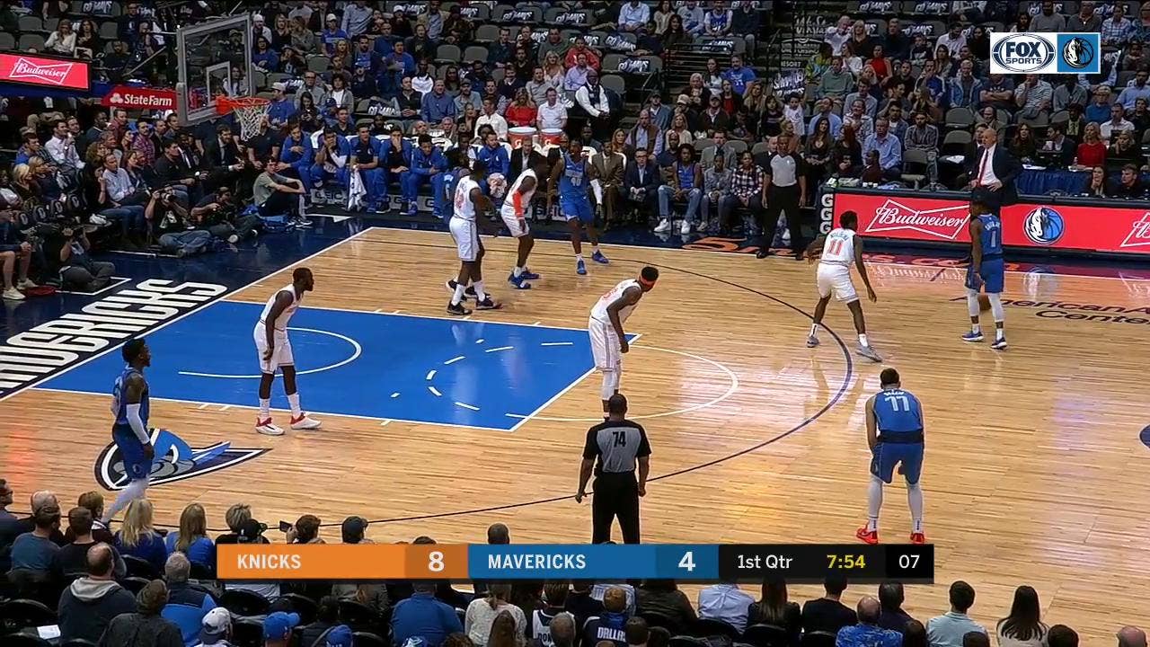 HIGHLIGHTS: Dennis Smith Jr. goes hard to the rim | New York Knicks at Dallas Mavericks